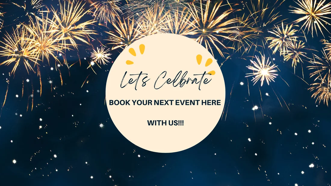 Let's celebrate — book your next event here with us.